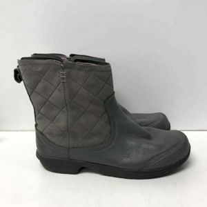 NORTHFACE SUEDE LEATHER WOMEN’S THERMOBALL METRO SHORTY BOOTS